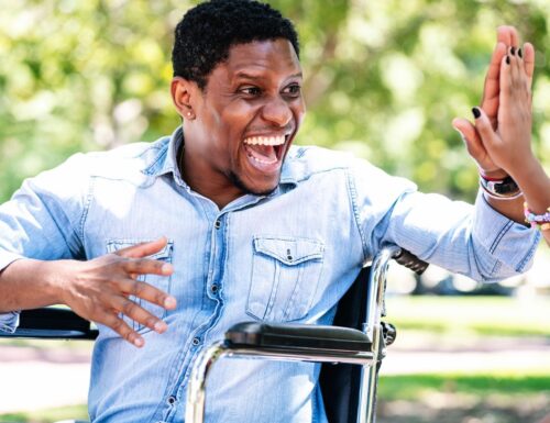 african-american-man-wheelchair-enjoying-having-fun-with-her-daughter-park6666